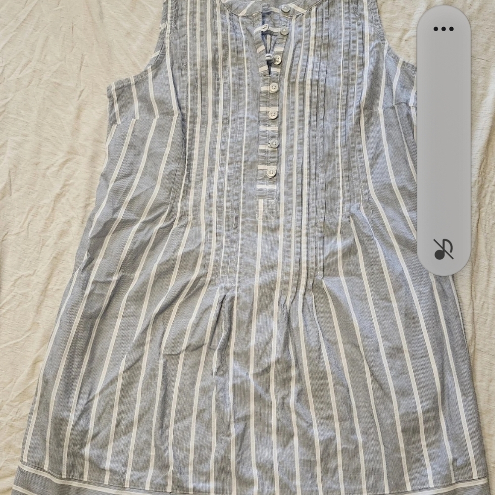 Chic Striped Sleeveless Mini Dress